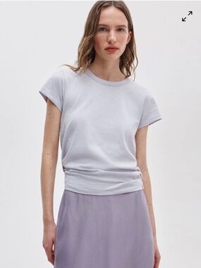 Rag & Bone Baby Tee Slub Tee Shirt